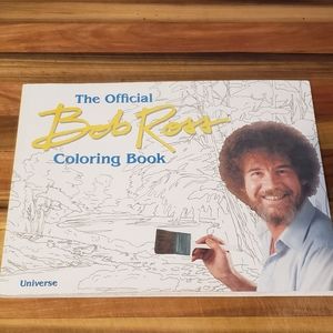 🦋Official Bob Ross Adult Coloring Book🦋
